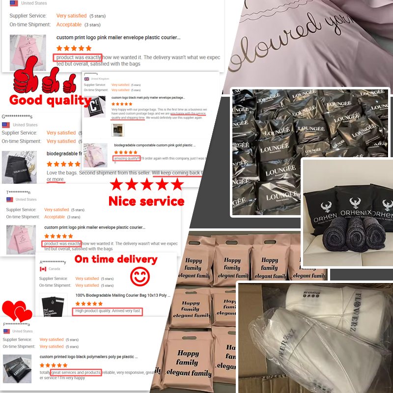 Custom Plastic Biodegradable Frosted Matte Black PE Zip Lock Self Sealing Bag Packaging Bag Zipper