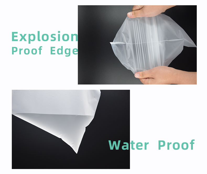 Custom Plastic Biodegradable Frosted Matte Black PE Zip Lock Self Sealing Bag Packaging Bag Zipper