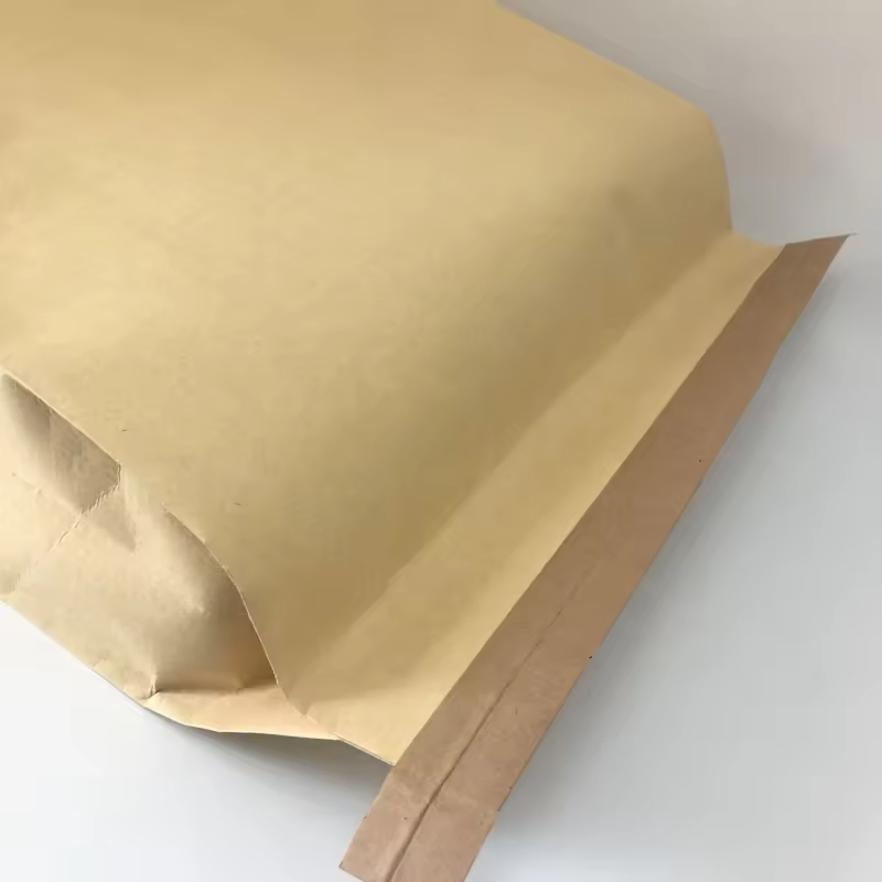 Custom Kraft Paper Woven Bags Waterproof Multiwall Plastic Laminated Paper Sack