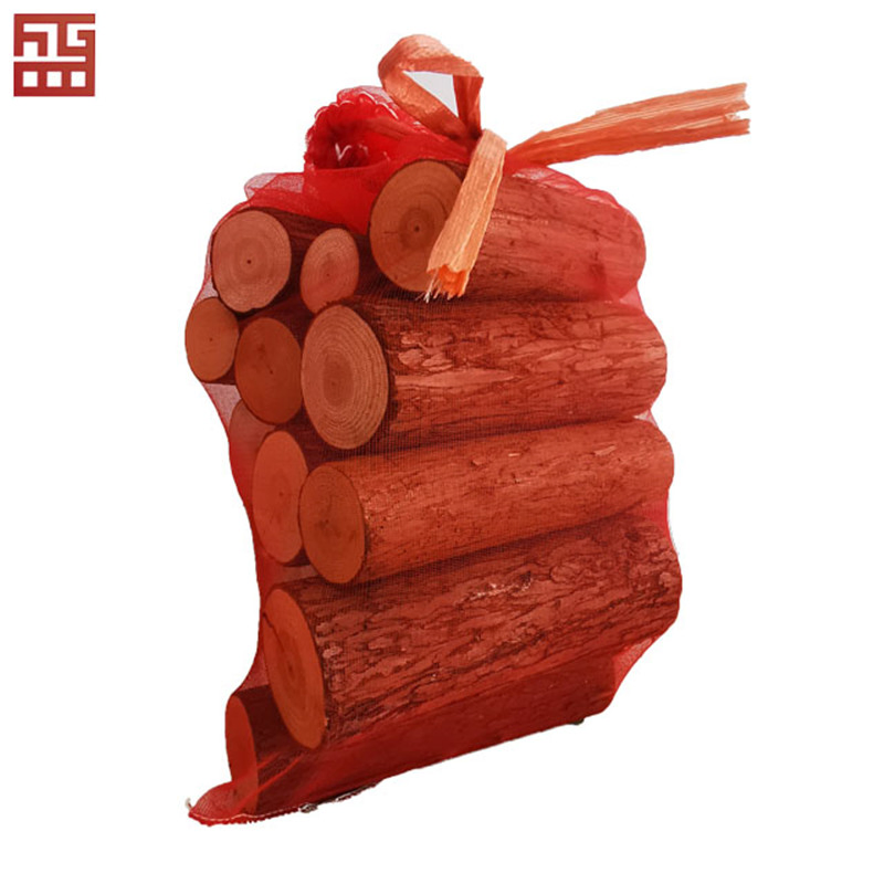 50*80cm Red Firewood Potato Garlic Onion Vegetable Tubular Leno Small PE/PP Net Mesh Bags