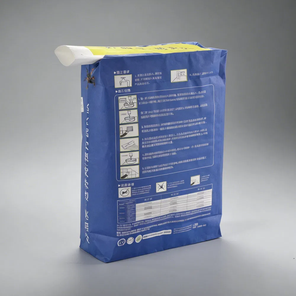 Leak-Proof Customizable Kraft Paper Valve Closure Bag for Organic Fertilizer