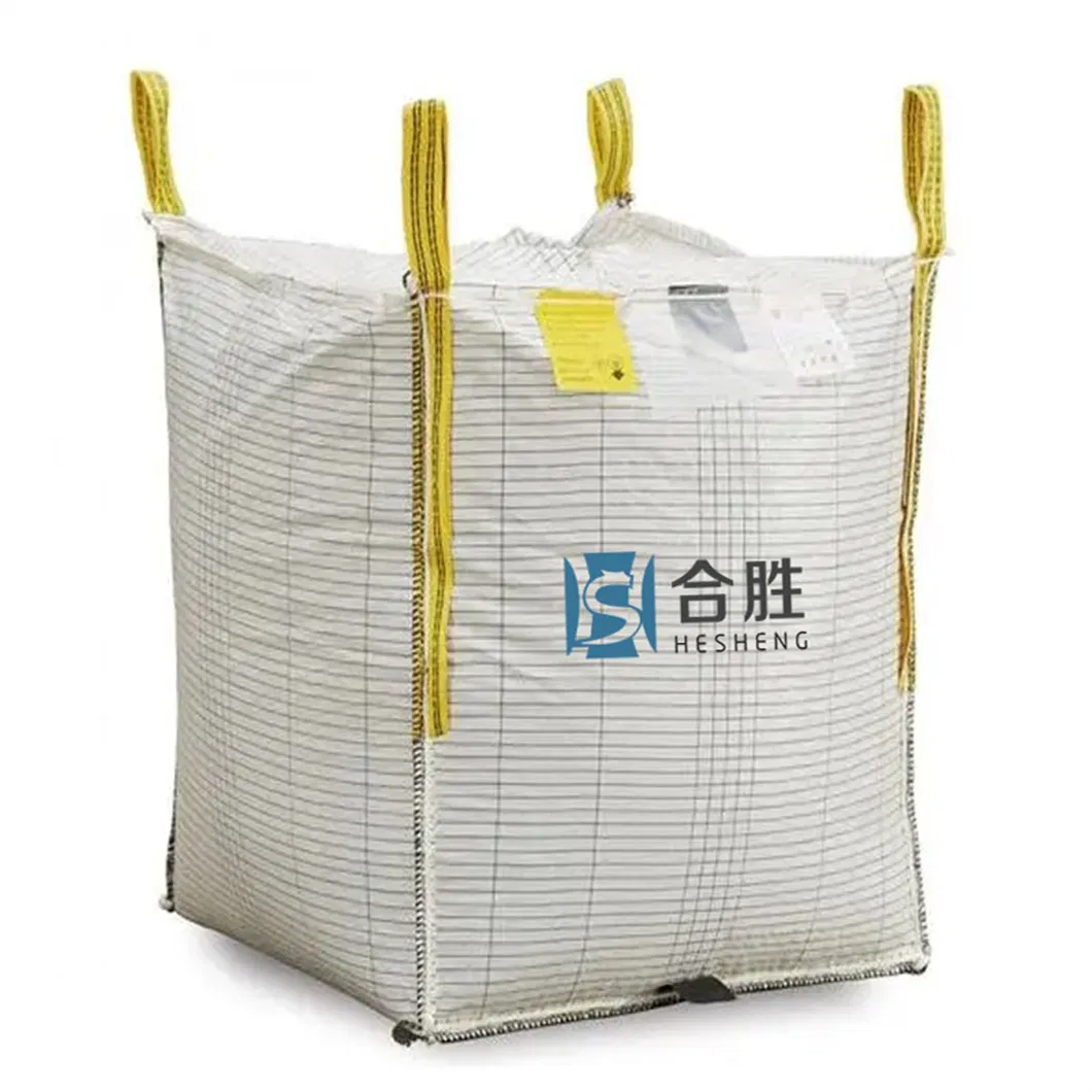 PP Jumbo Bag Breathable and Conductive Food Grade FIBC Bulk Bag with Flat Bottom or Spout Big Ton Bag