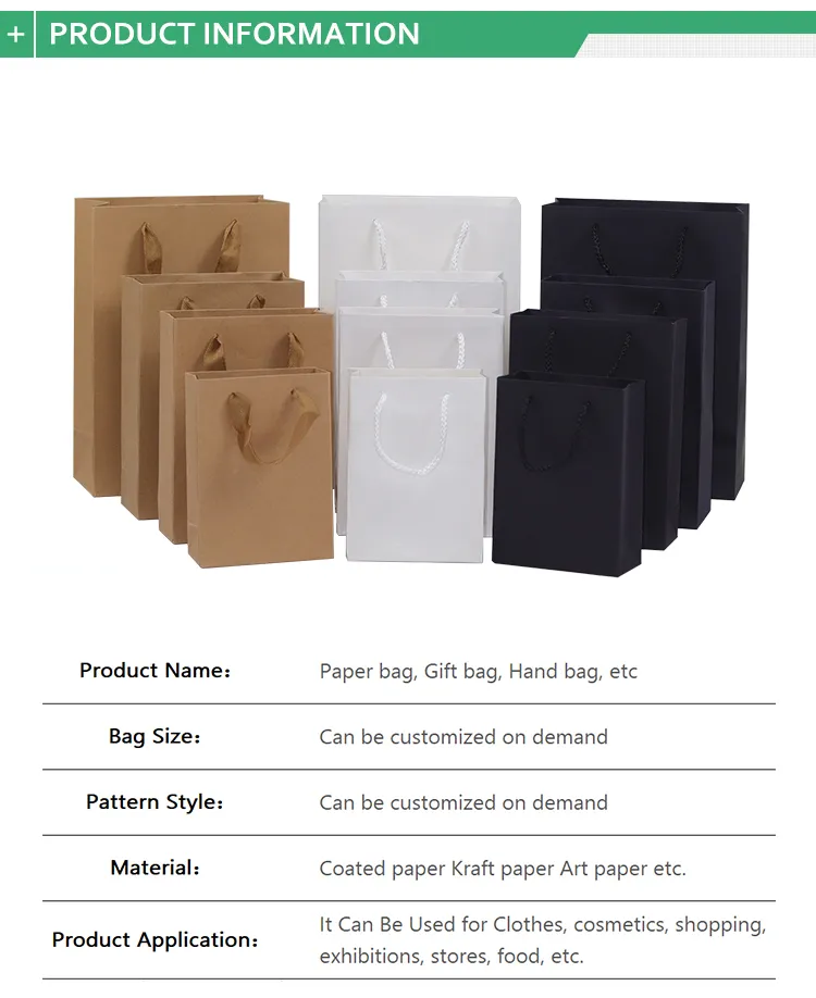 Kraft Paper Shopper Bag