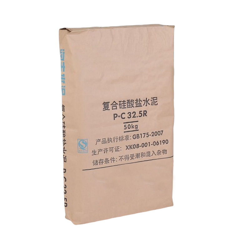 3 Layer Kraft Paper Sack Cement Multiwall Paper Bag 25kg 20kg 50kg Kraft Paper Valve Bag for Cement Mortar Powder