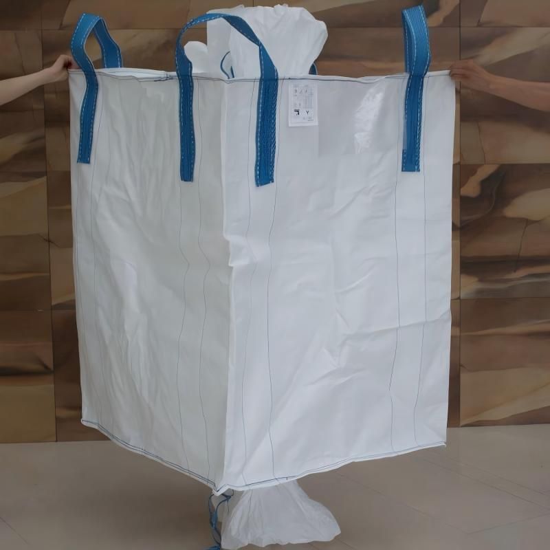 FIBC PP Woven Jumbo FIBC Bulk Bag Plastic Packaging Big Bag 1000kg Super Sack 1.5 Ton Baffle Woven Big Sand Bag PP Super Large Bag UV Saco 1500kg
