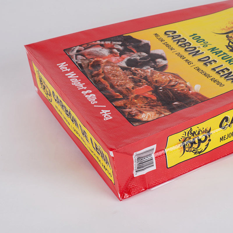 Promotion Custom Coal Bags Empty BBQ Charcoal Packaging Bag 5kg 10kg BOPP Laminated PP Woven Bag for Charcoal Moisture Proof