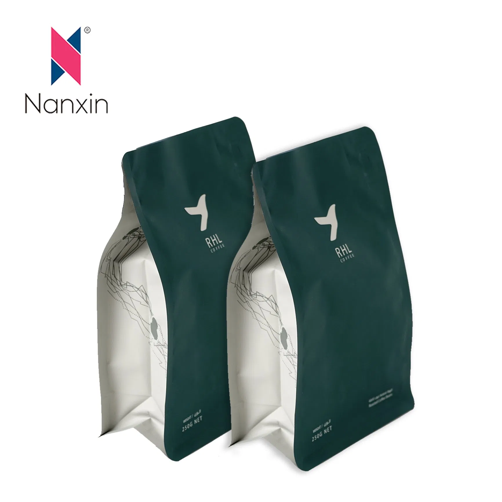 Aluminium Foil Lined Flat Bottom Packaging Bag for Freshness and Long Shelf Life