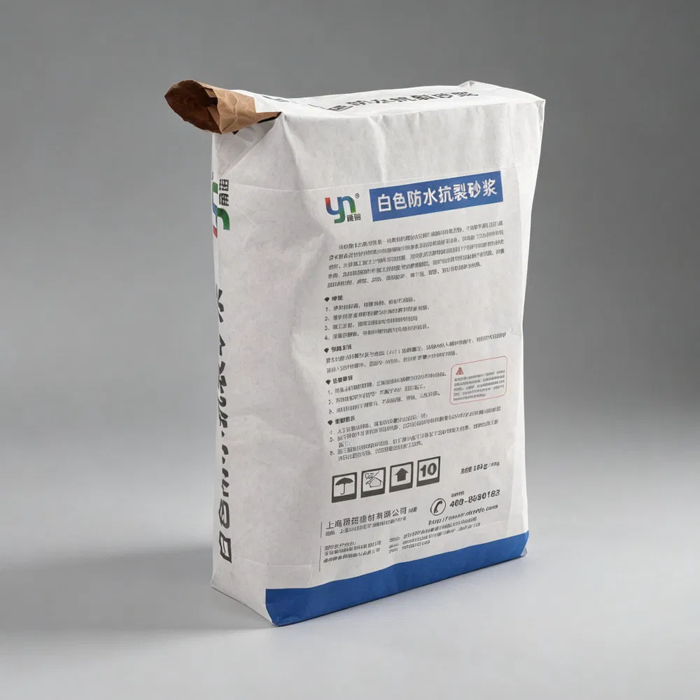 Leak-Proof Customizable Kraft Paper Valve Closure Bag for Organic Fertilizer