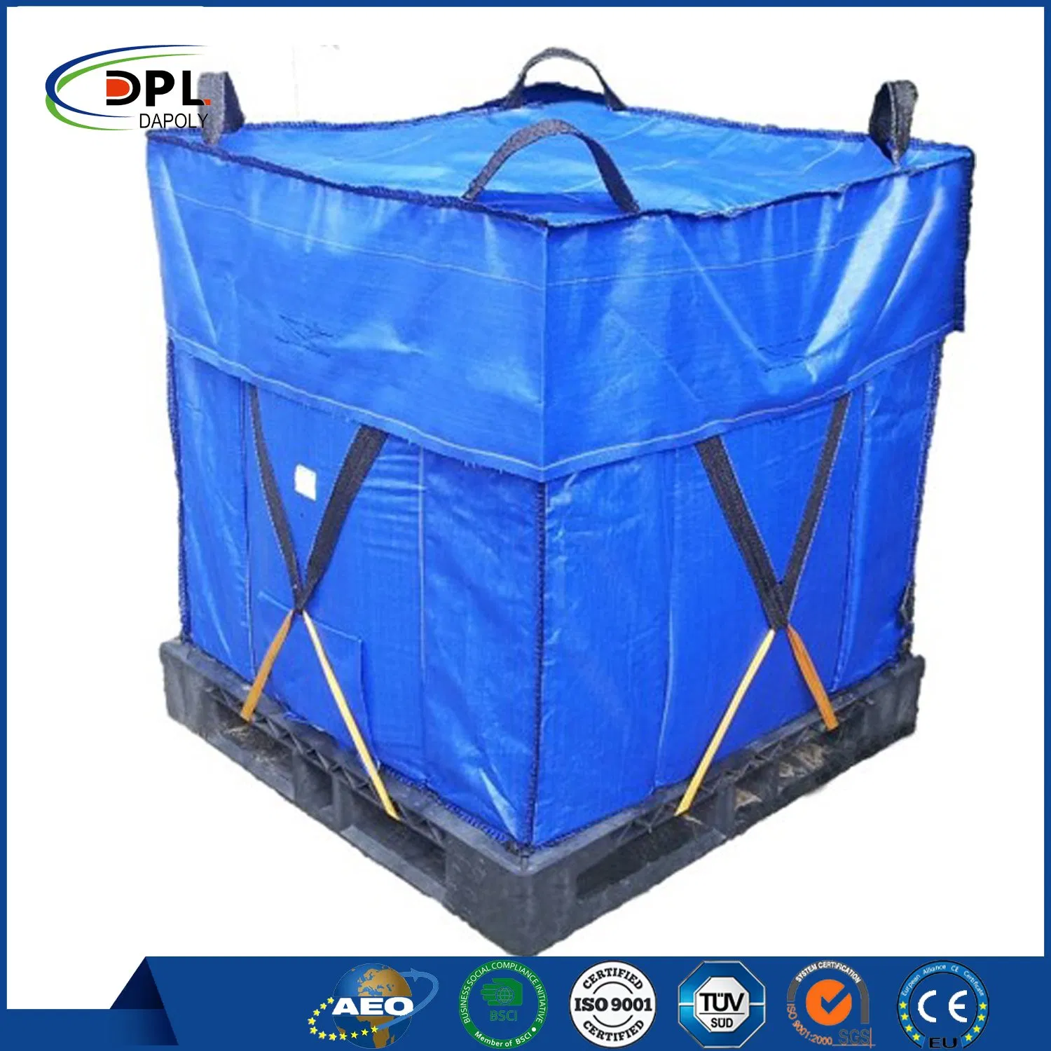 Container FIBC Big Bulk Packing Ton Bag PP Jumbo Bags for Sand Construction Cement Selling