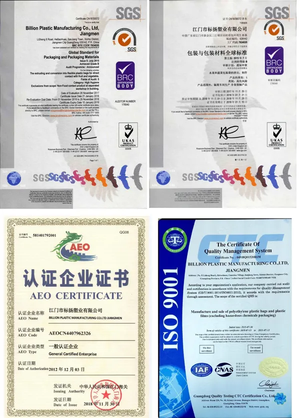 Quality Certificate