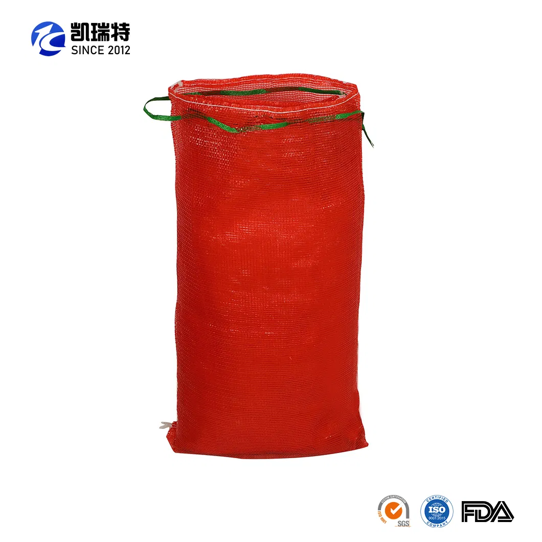 Drawstring Packaging Onion Potato Tomato Vegetable Fruit Firewood Seafood Packing Mesh Bag