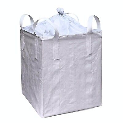 Bulk Price 1 Ton Capacity PP Fabric Blue FIBC Bag UV Treated Conductive Safe Handling Custom Logo