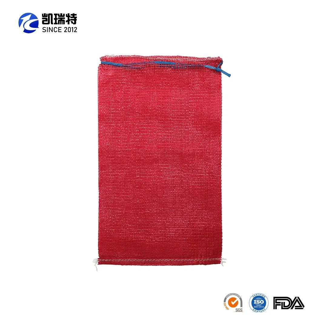 Customized Anti-UV Vegetable Onions Garlic Potato Firewood PP Tubular Drawstring Mesh Bags