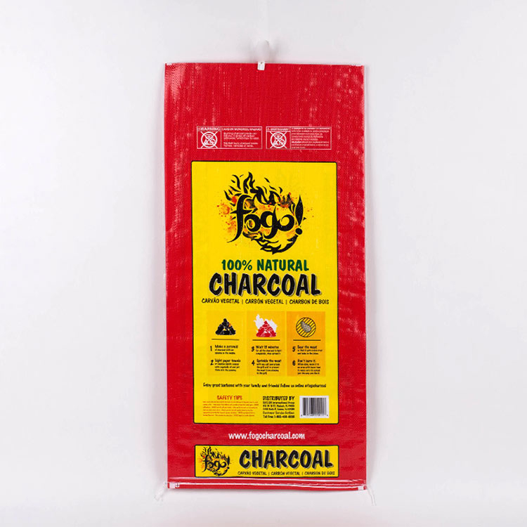 Promotion Custom Coal Bags Empty BBQ Charcoal Packaging Bag 5kg 10kg BOPP Laminated PP Woven Bag for Charcoal Moisture Proof