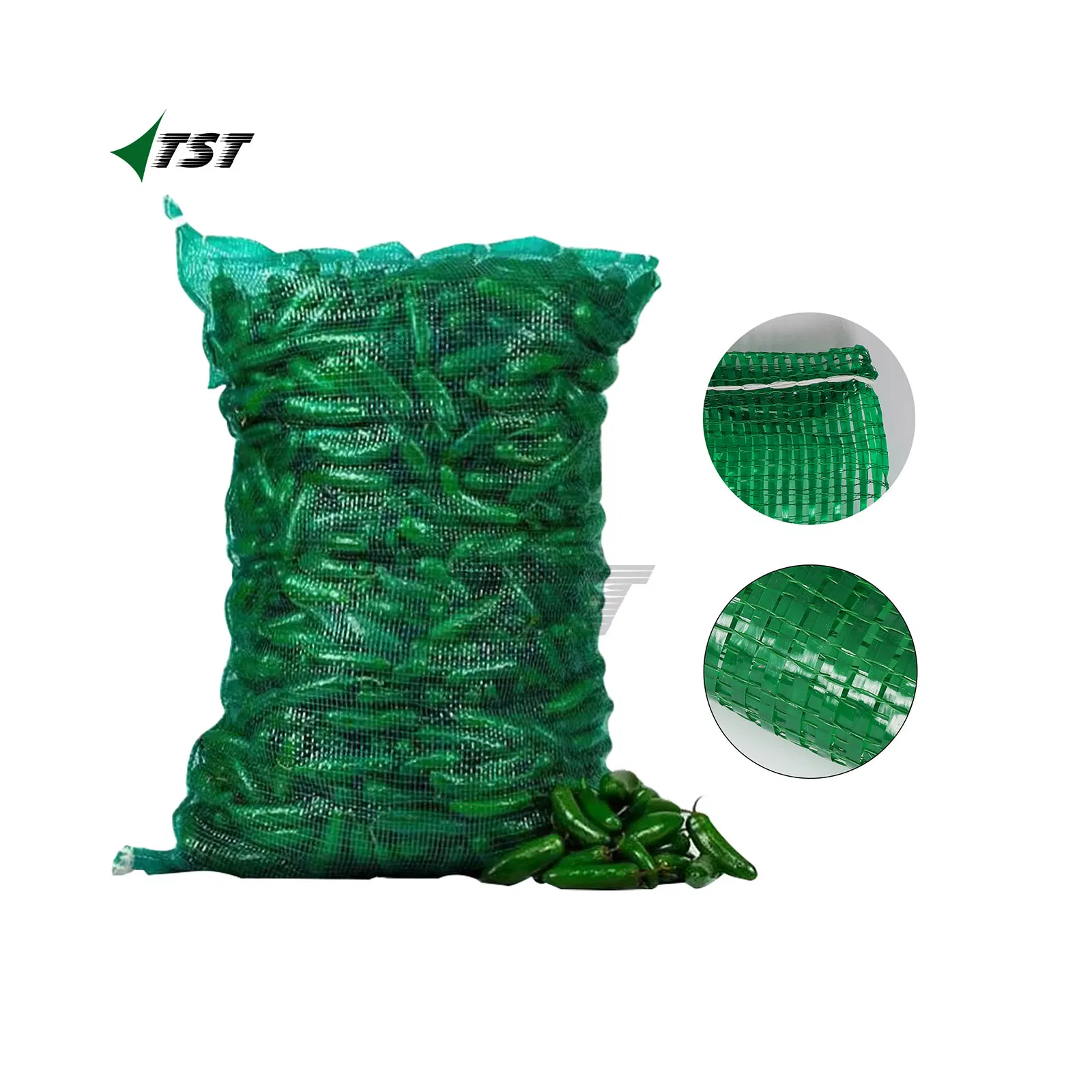 Woven Net Leno Bags Produktionslinie 100% Virgin PP Mesh Bag for Packaging Onion Plastic Leno Mesh Netting Bags for Packaging Vegetables and Fruits