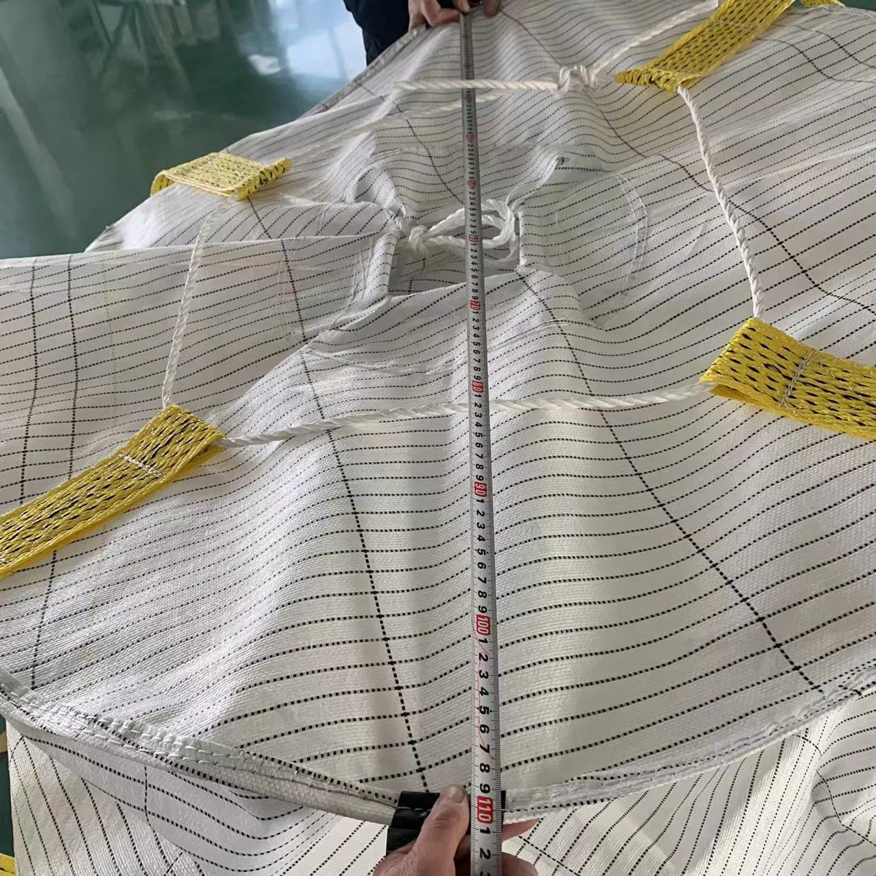 Hesheng Type C D Antistatic Conductive PP 1000kg 1 One Ton Super Sack Big Bulk Jumbo FIBC Bag