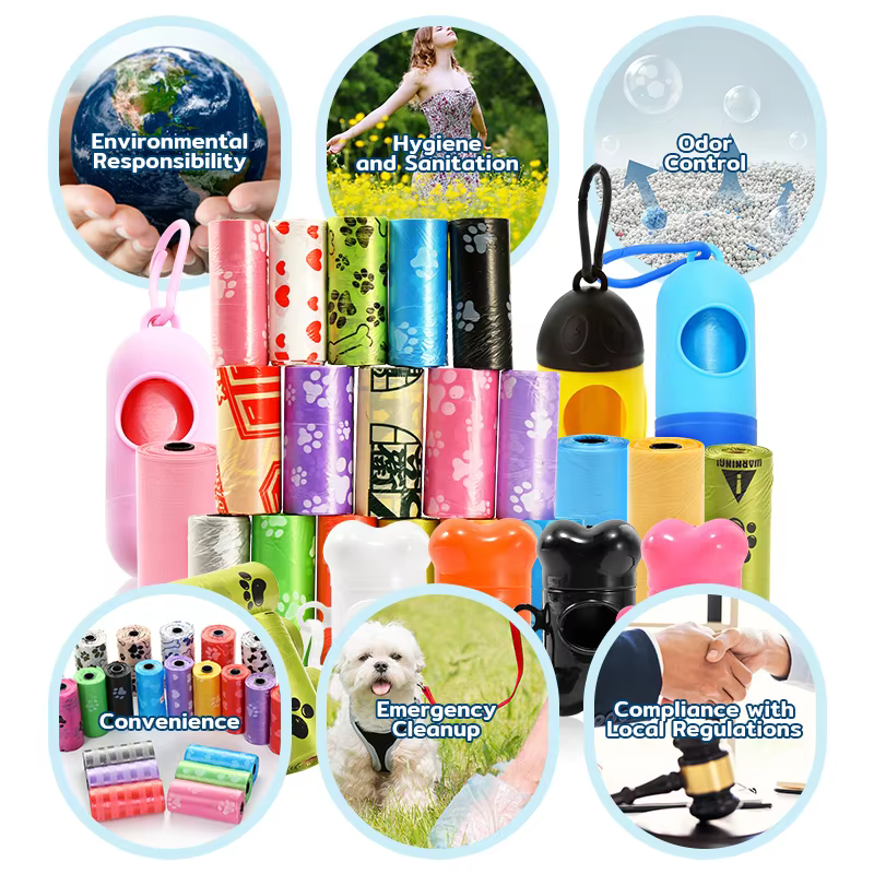 OEM ODM Custom Plastic PE EPI Eco Friendly Biodegradable Super Strong All-Season Dog Poop Bag