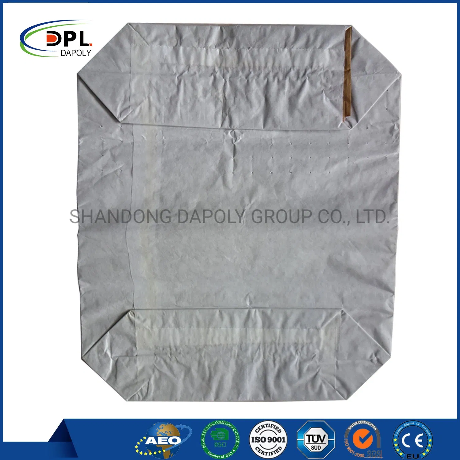 25kg 20kg 50kg Multiwall Kraft Paper Valve Bag Sack for Cement Clay Gypsum Plaster Mortar Powder Sell