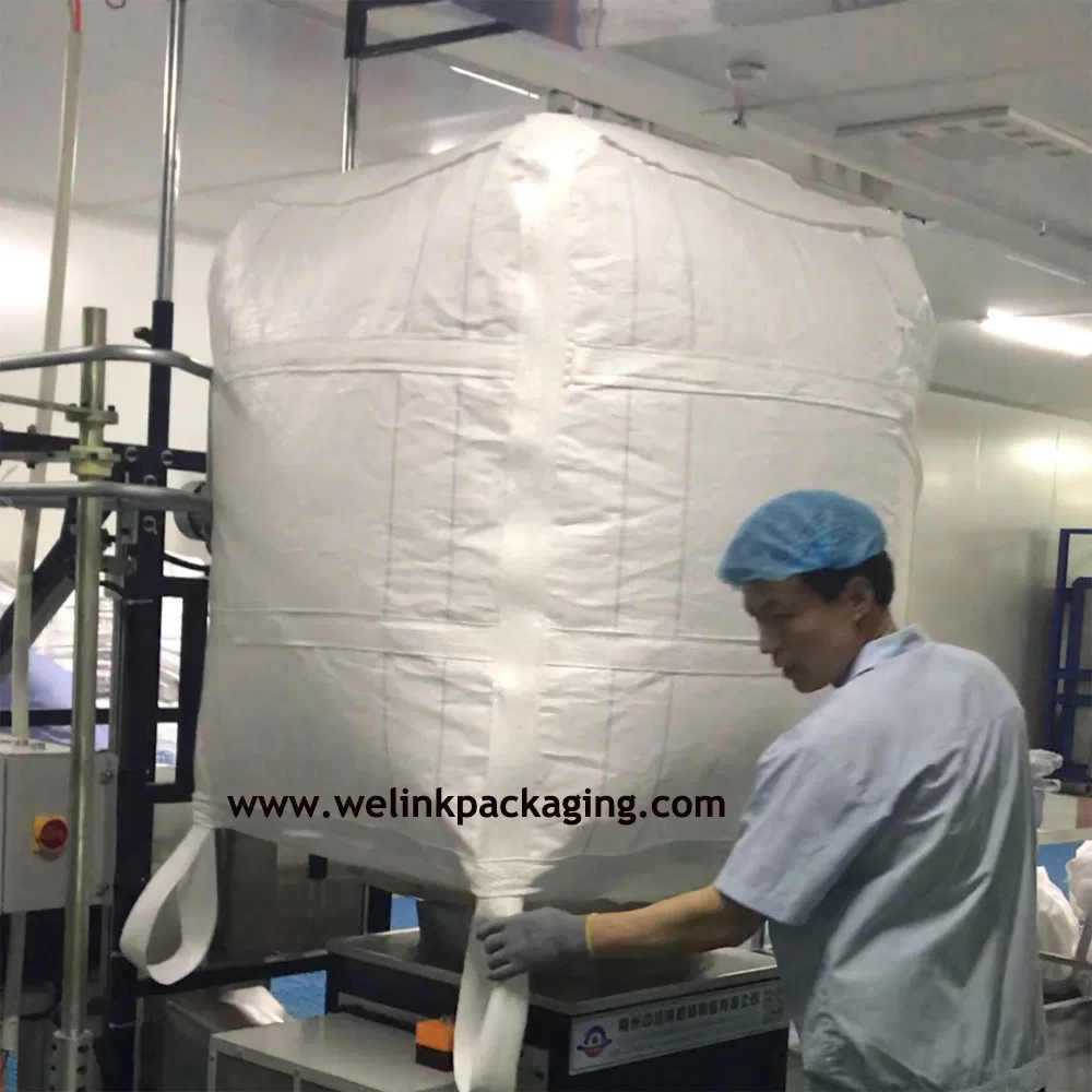 100% Polypropylene Conductive PP Woven Big Bag FIBC Ton Bag for Talcum Powder
