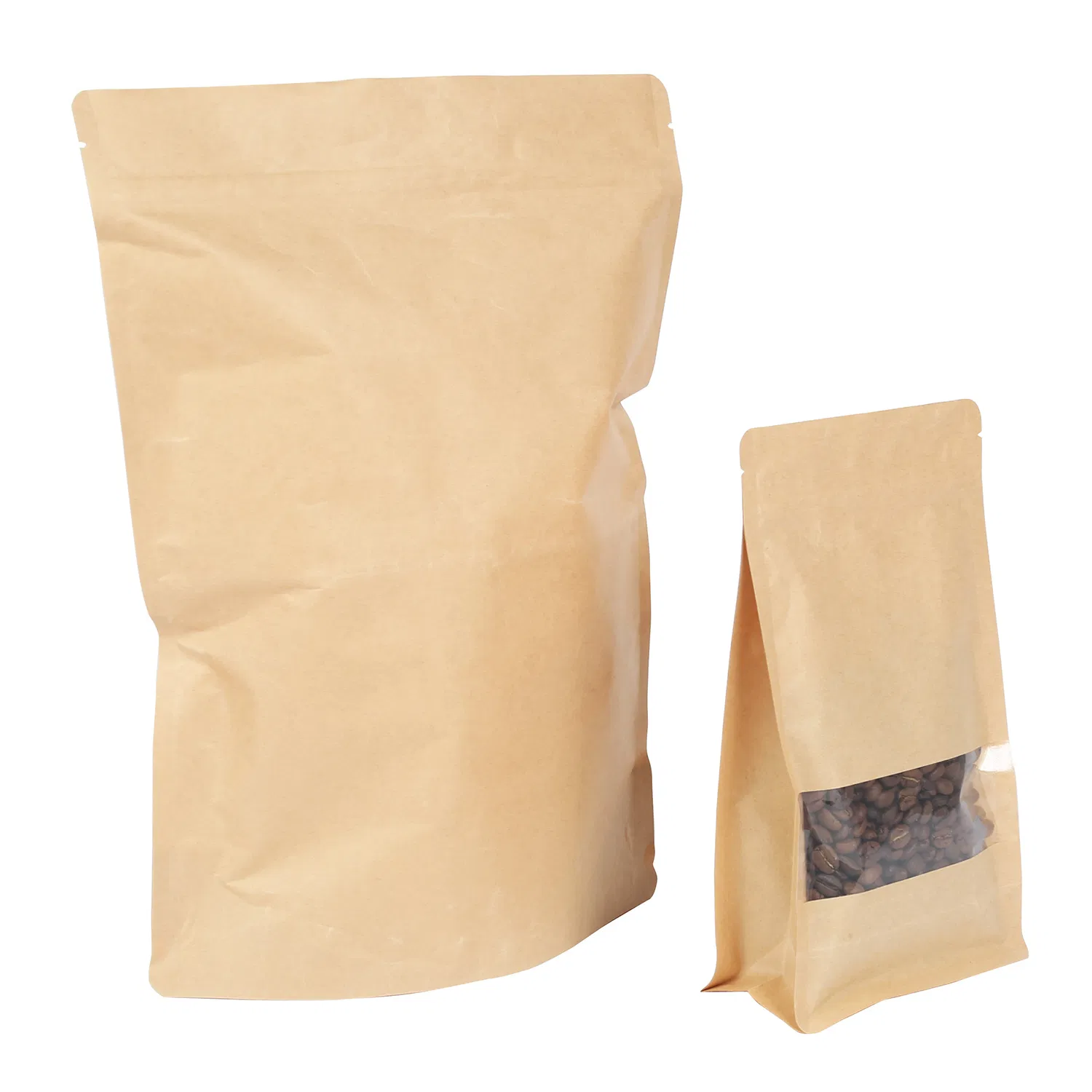 Custom Printed Stand-up Plastic Bag Food Packaging Coffee Tea Snacks Jelly Packaging Bag with Valve and Zipper Paper Bag