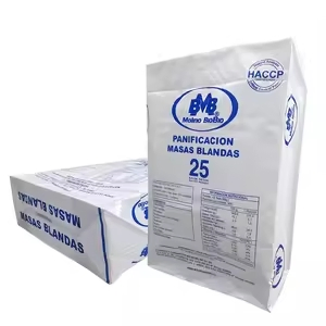 25kg 50kg Food Grade Multiwall Kraft Paper Flour Valve Seal Packaging Bag