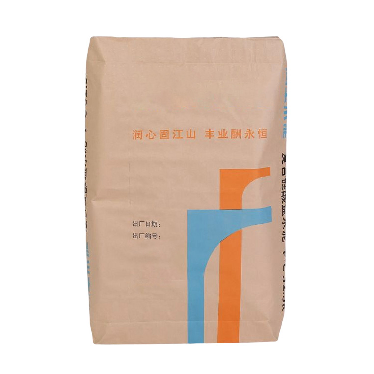 3 Layer Kraft Paper Sack Cement Multiwall Paper Bag 25kg 20kg 50kg Kraft Paper Valve Bag for Cement Mortar Powder