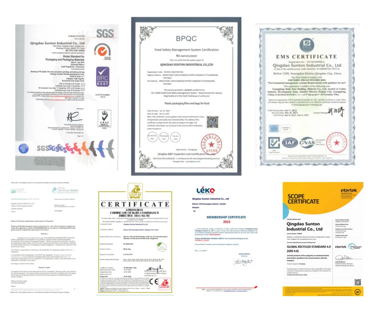 Certification Showcase