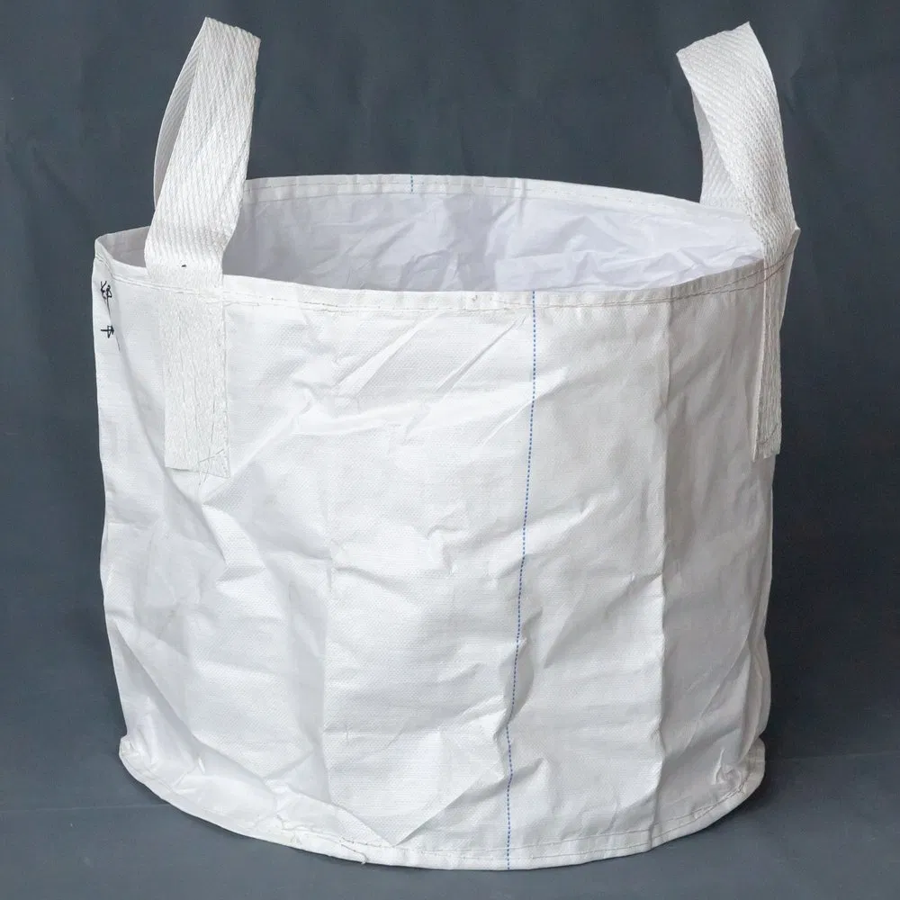 Heavy Duty White PP FIBC Bulk Bag Reinforced Jumbo Ton Bag for Quartz Sand