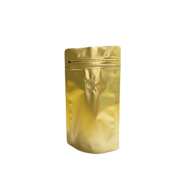 Stand up Pouch with Zipper Aluminum Foil Lined Moisture-Proof Coffee Bag Wholesale Eco-Friendly Packaging