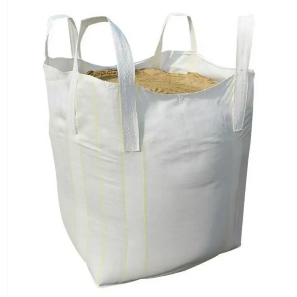 China Chrome One Ton 2 Tonne Construction Polypropylene Bags Firewood Premium Heavy Duty Packing Sling Super Sacks PP FIBC Cement Ton Bulk Big Jumbo Bag