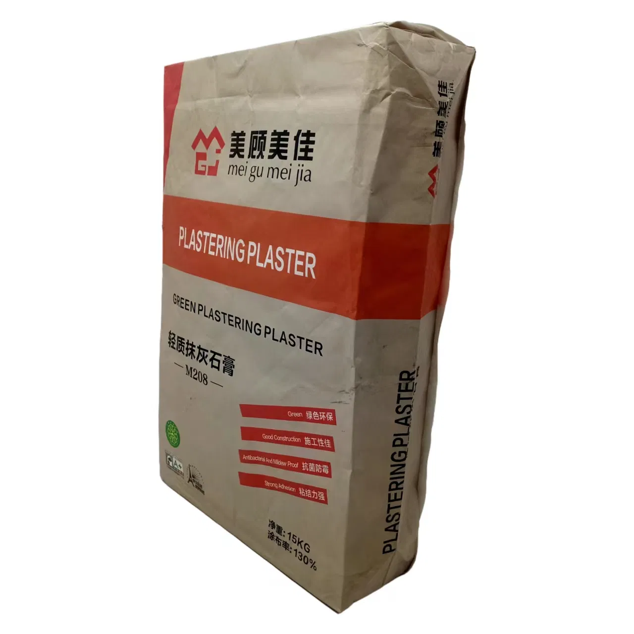 20kg 15kg Multiwall Kraft Paper Valve Bag Sack for Cement Clay Gypsum Plaster Mortar Powder