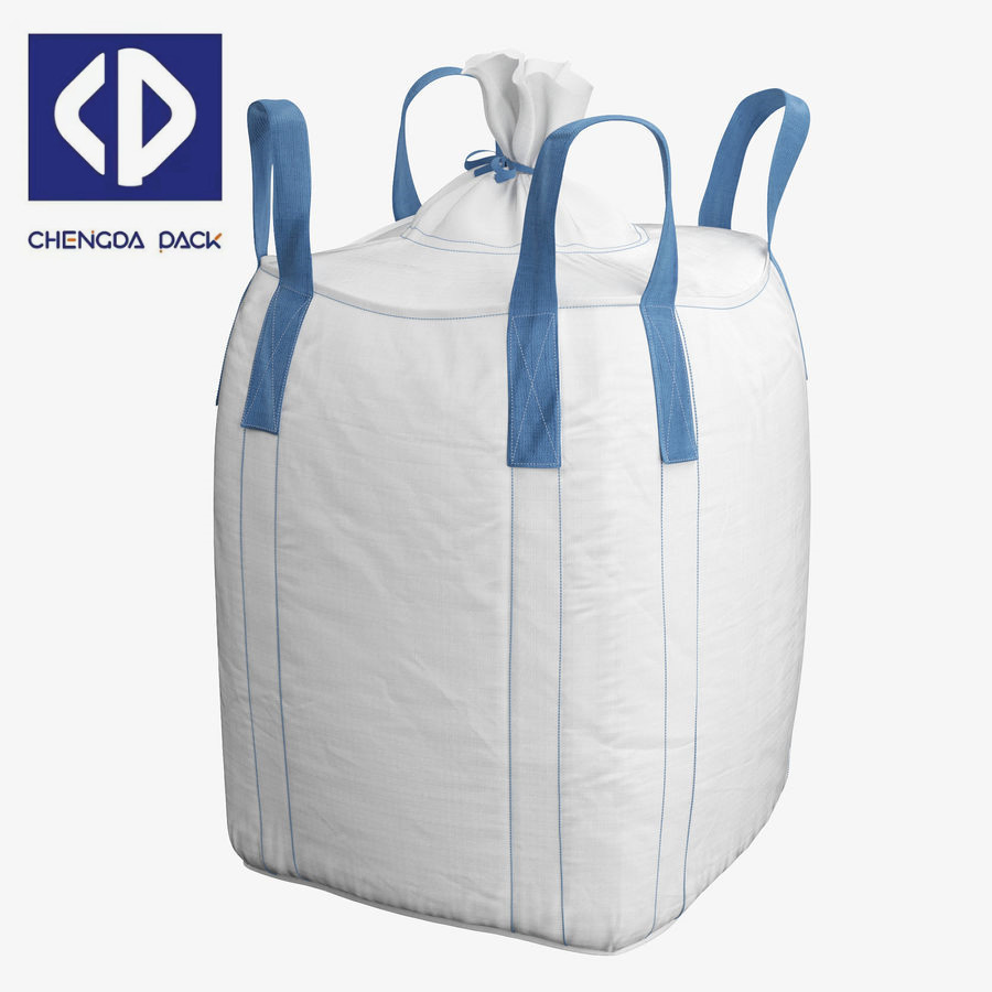 Sale PP Woven Rice Chemcial Fertilizer Animal Chicken Feed Packaging Super Sack Big 1000kg 1500kg FIBC Bulk Jumbo Bag