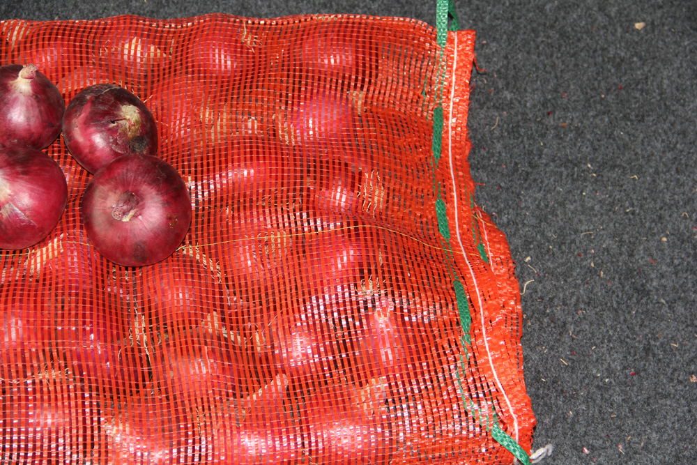 Onion Potato Garlic Seefood Firewood Ventilated Vegetable Leno Mesh Bag