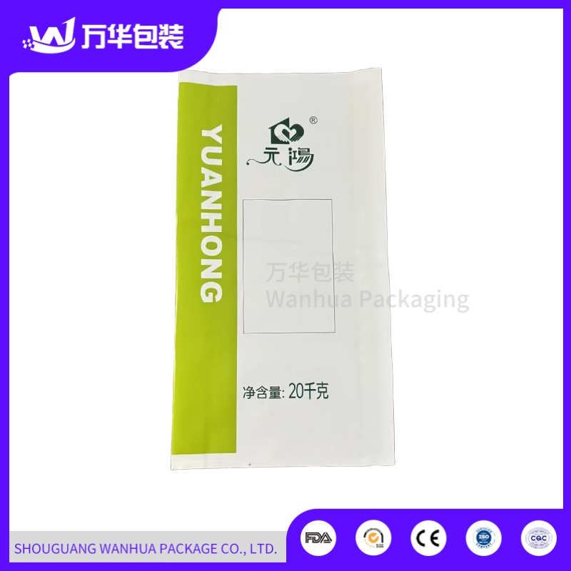 Heavy Duty Polyethylene PE Plastic Packaging Bag for 20kg Fertilizer Feed Chemical Use