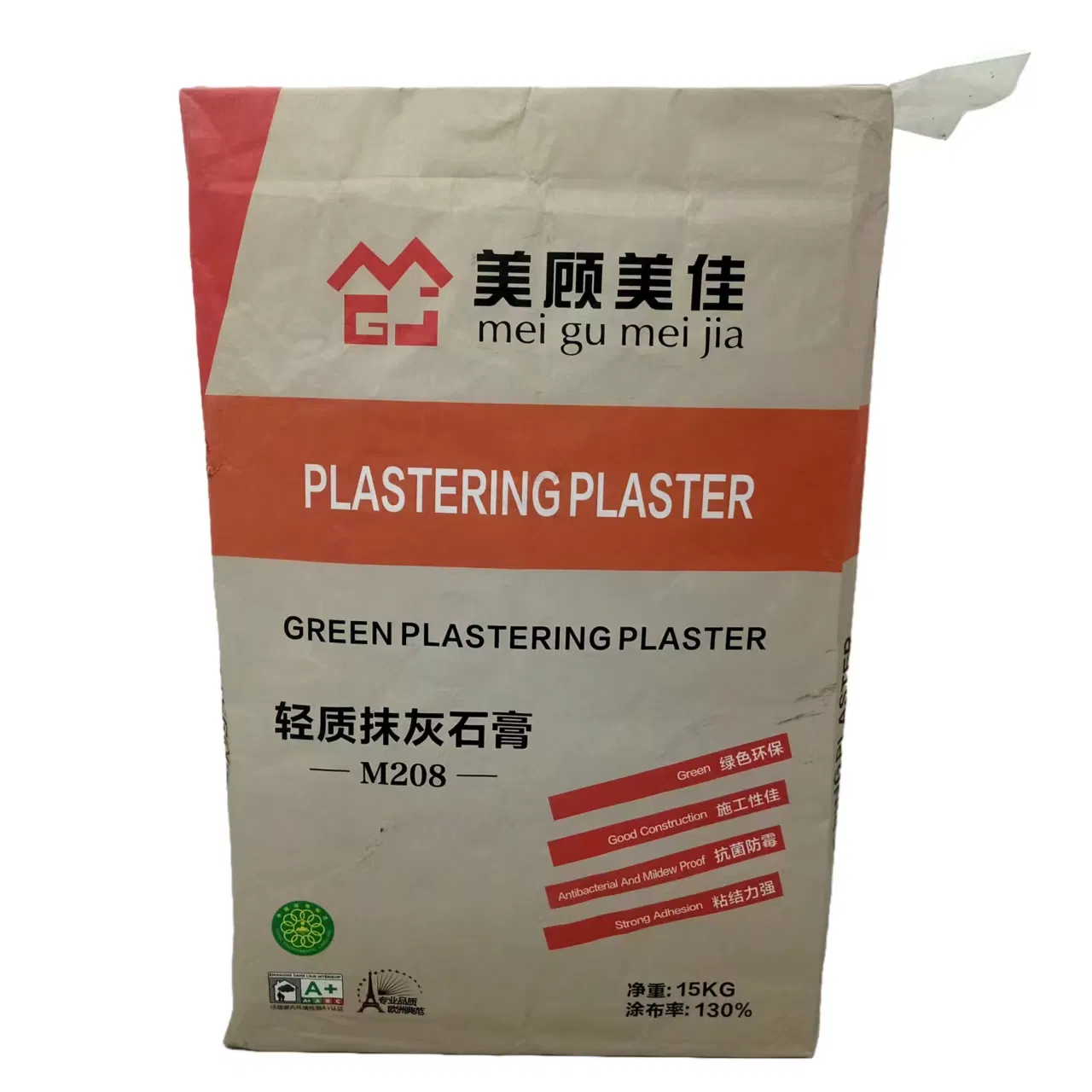 20kg 15kg Multiwall Kraft Paper Valve Bag Sack for Cement Clay Gypsum Plaster Mortar Powder