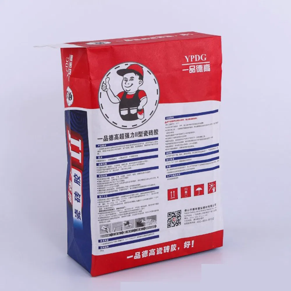 High Quality Customized 1-4 Layers 25kg Kraft Paper Bag with Valve Manufacturers