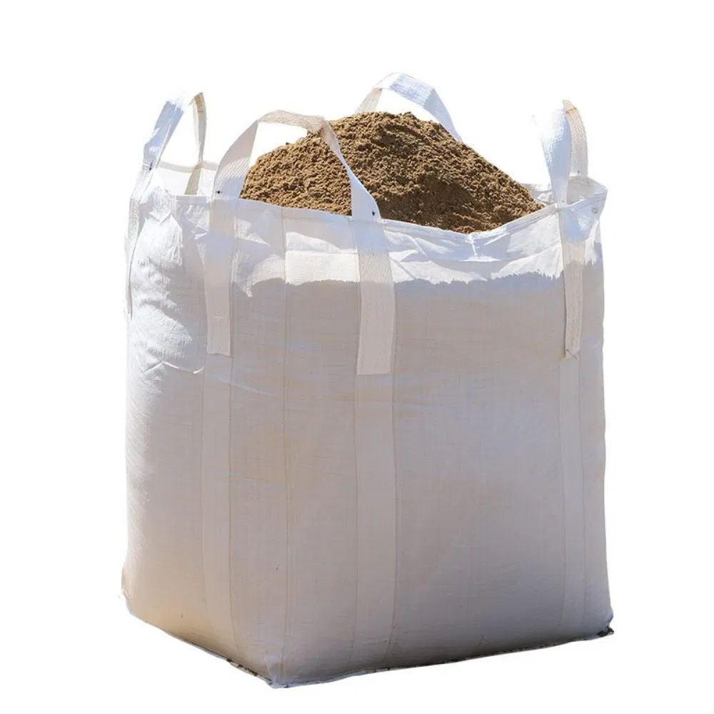 Bulk Price 1 Ton Capacity PP Fabric Blue FIBC Bag UV Treated Conductive Safe Handling Custom Logo