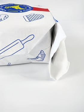 25kg 50kg Food Grade Multiwall Kraft Paper Flour Valve Seal Packaging Bag
