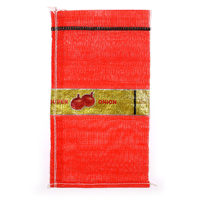 SGS Factory Packaging 25kg 50kg Onion Potato Tomato Cabbage Vegetable Fruit Orange Lemon Firewood Seafood Garlic Plastic Drawstring Empty PP Leno Net Mesh Bag