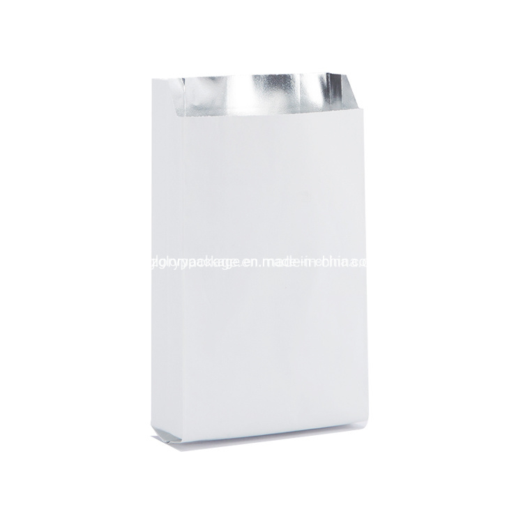 Wholesale Kebab Aluminum Foil Lined Kraft Paper Bag for Roasted Chicken