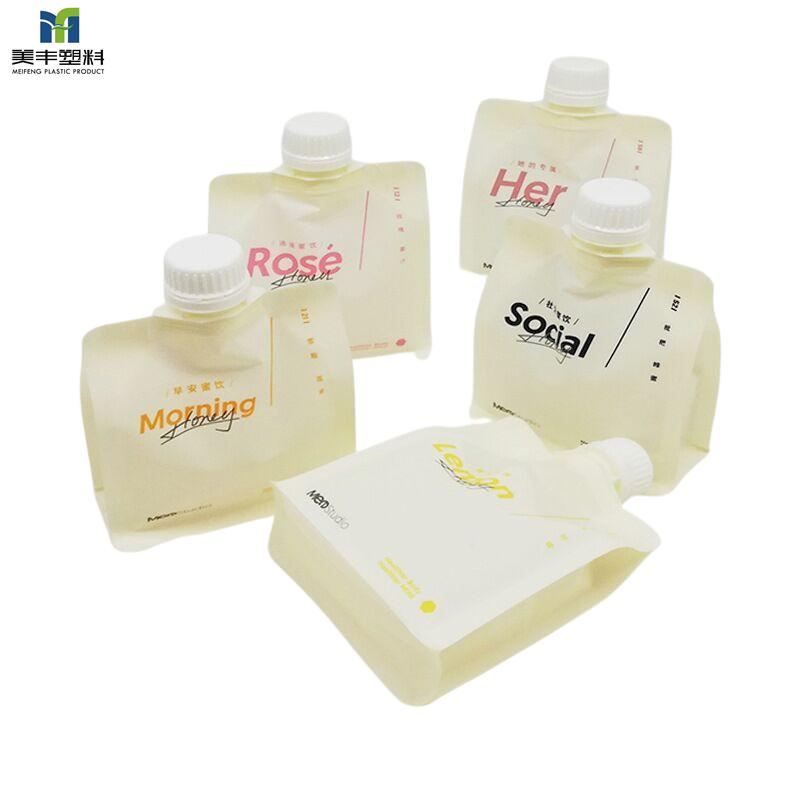 Flexible Plastic Packaging Nylon Tea Soft Drinks Tomato Sauce Side Gusseted Bag
