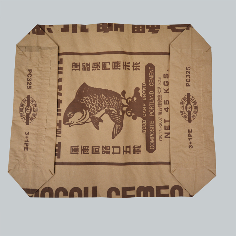Cement Bag Kraft Paper Valve Sack Bags for Cement Packaging