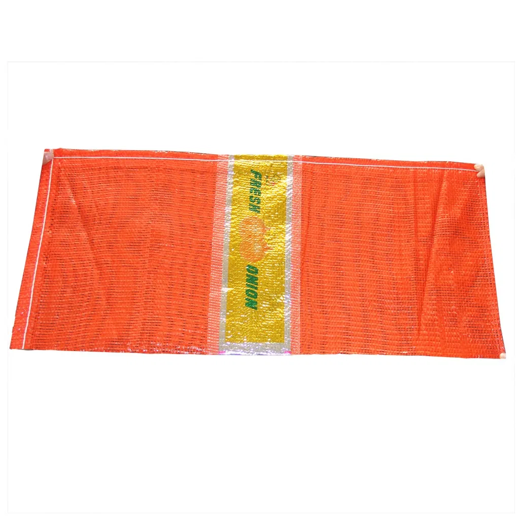 50lbs 20kg with Label Potato Fruit Vegetable Onion Leno Net Mesh Bag