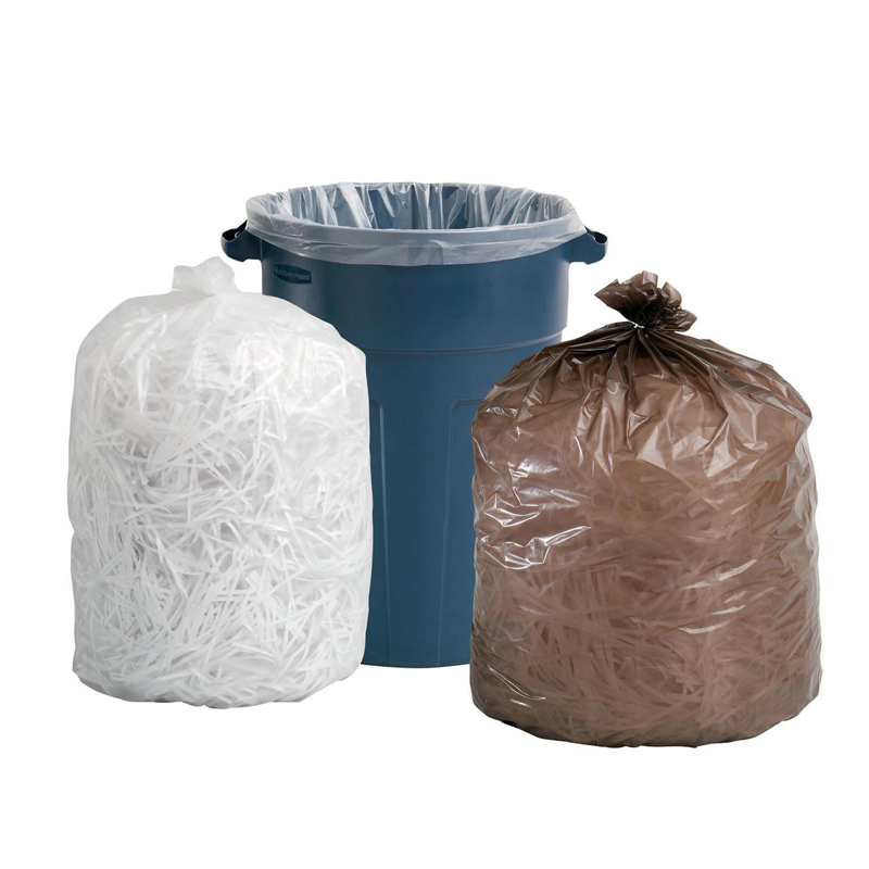Clear Plastic Bin Disposable Trash Food Doufu Packaging Gusseted Garbage Bag