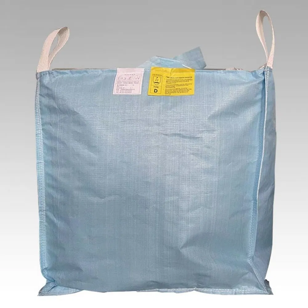 Heavy Duty White PP FIBC Bulk Bag Reinforced Jumbo Ton Bag for Quartz Sand