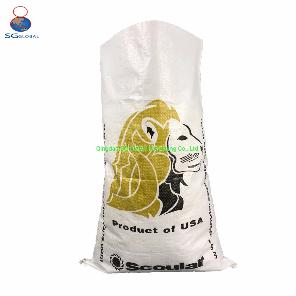 SGS Grs Factory BOPP Polypropylene Laminated Packaging 25kg 50kg Sack Packing Grain Rice Potato Flour Sugar Fertilizer Seed Feed Maize Transparent PP Woven Bag