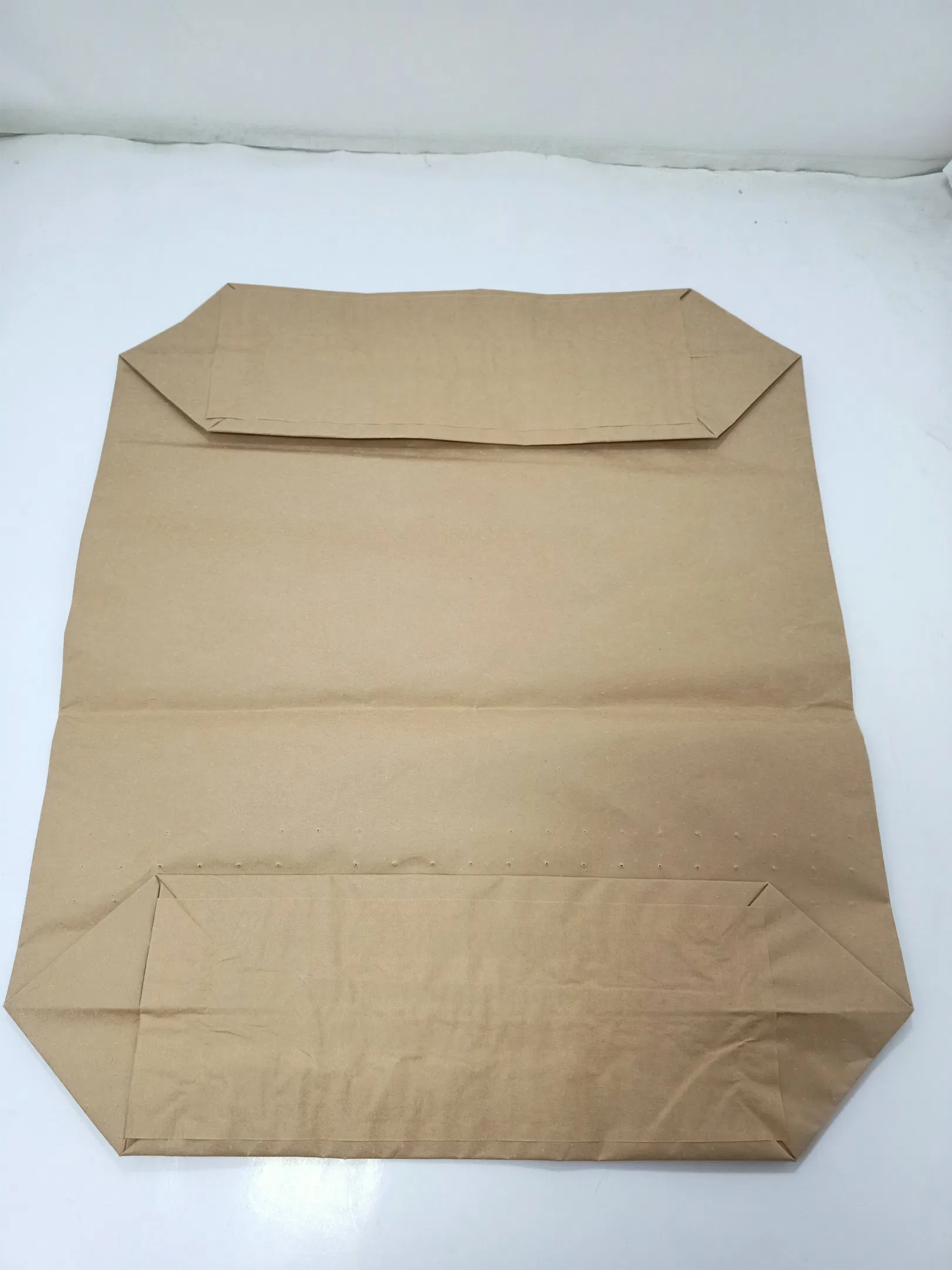 Customized Color Printing Paper Bag with Block Bottom Kraft Paper Bag with Valve Port