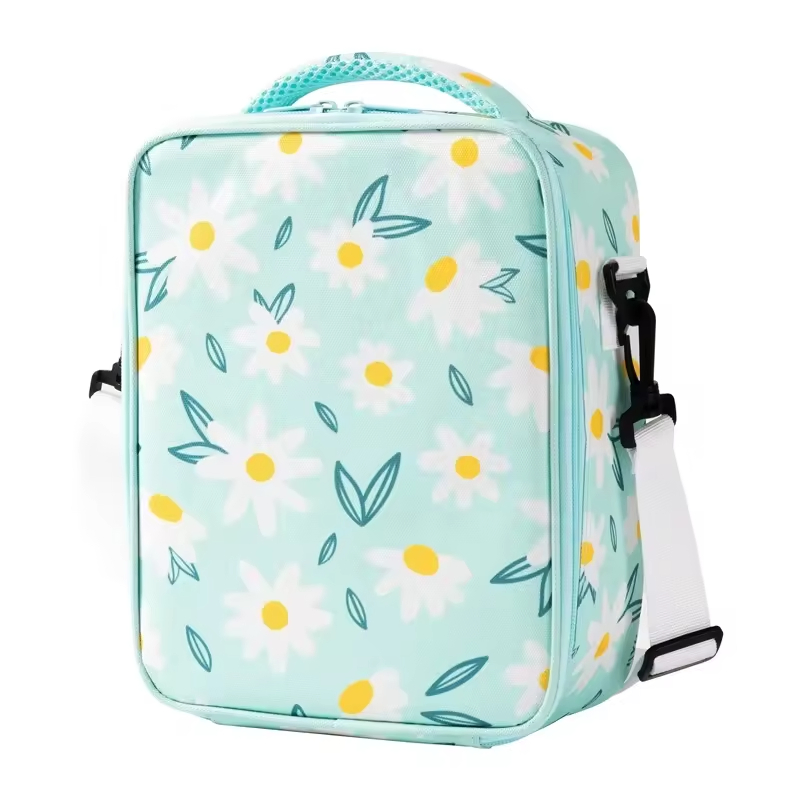 Yiwu Customizable-OEM Kid-Safe Durable Leak-Proof Thermal-Insulated Aluminum-Foil-Lined Easy-Clean Unicorn-Print School-Focused Student's Cooler Lunch Bag