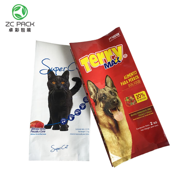 UV Waterproof Laminated Colorful Digital Printing Plastic Packaging Aluminum Foil Coffee Bean Food Grade Side Seal Gusseted Bag