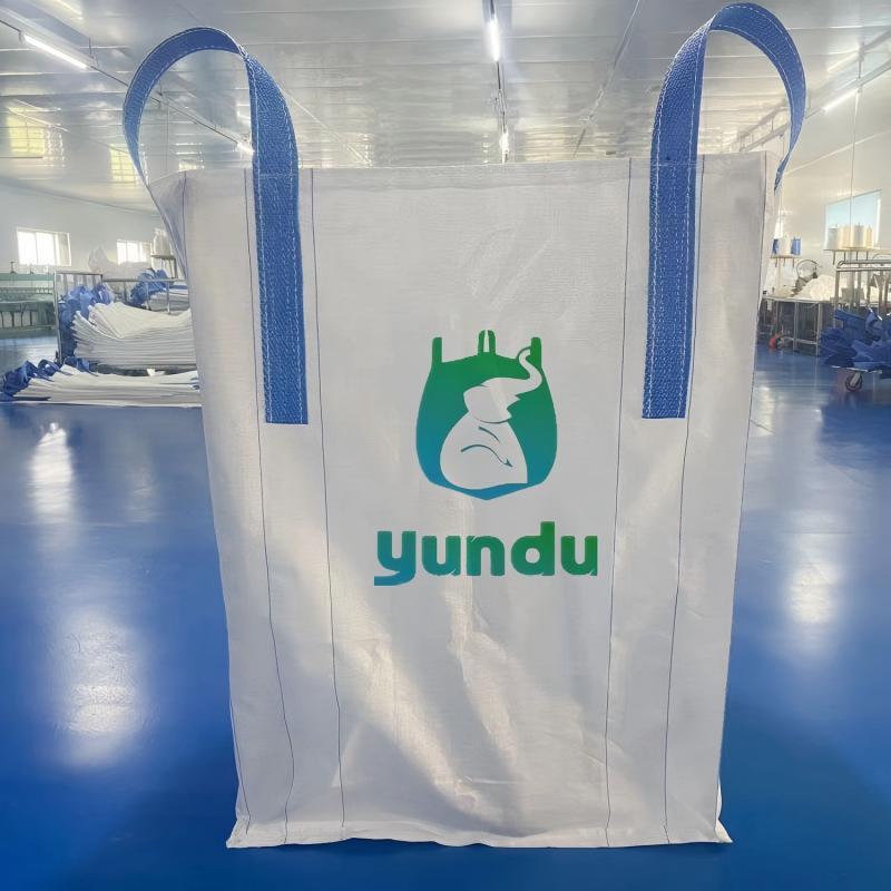 FIBC PP Woven Jumbo FIBC Bulk Bag Plastic Packaging Big Bag 1000kg Super Sack 1.5 Ton Baffle Woven Big Sand Bag PP Super Large Bag UV Saco 1500kg